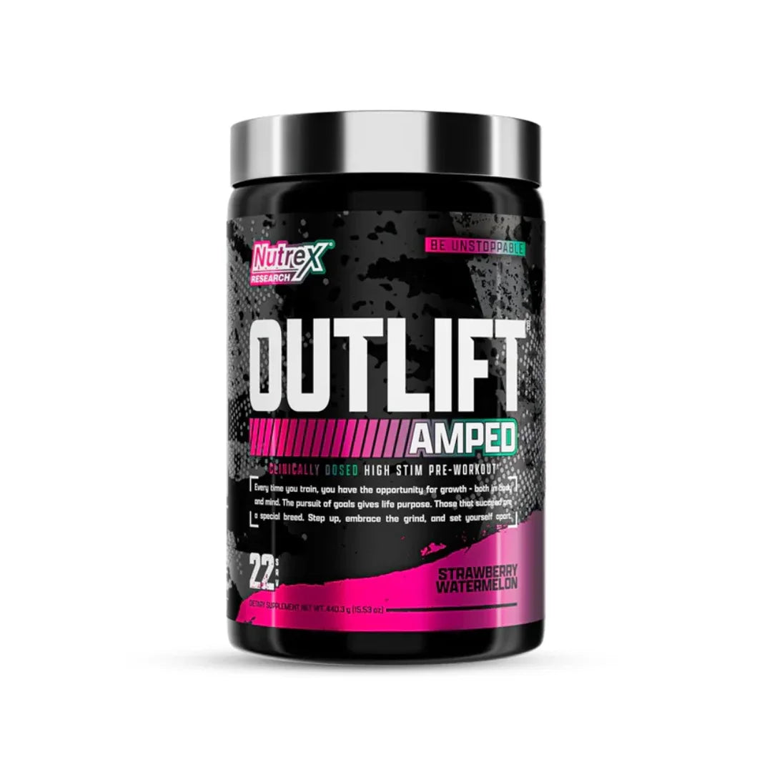 Nutrex Outlift Amped High Stim Pre-Workout 22 Servings