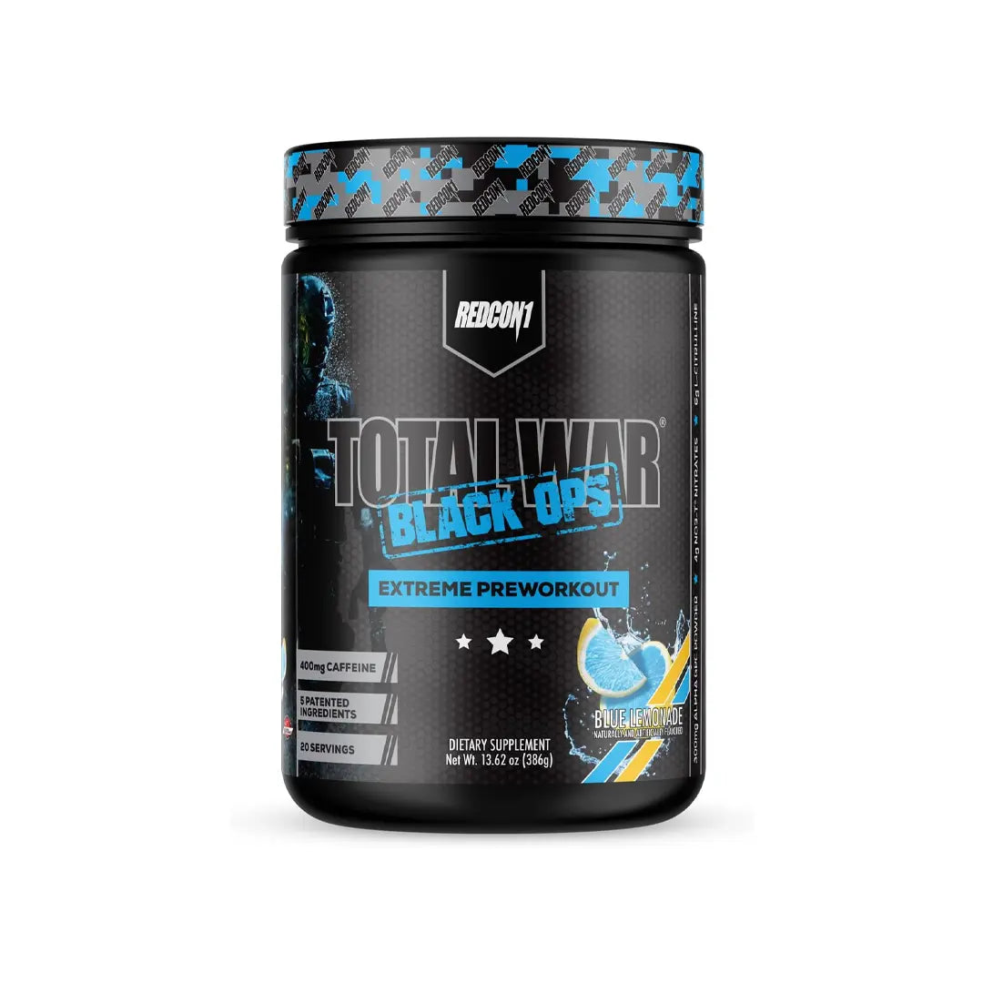 Redcon1 Total War Black Ops | Extreme Pre Workout | 20 Servings