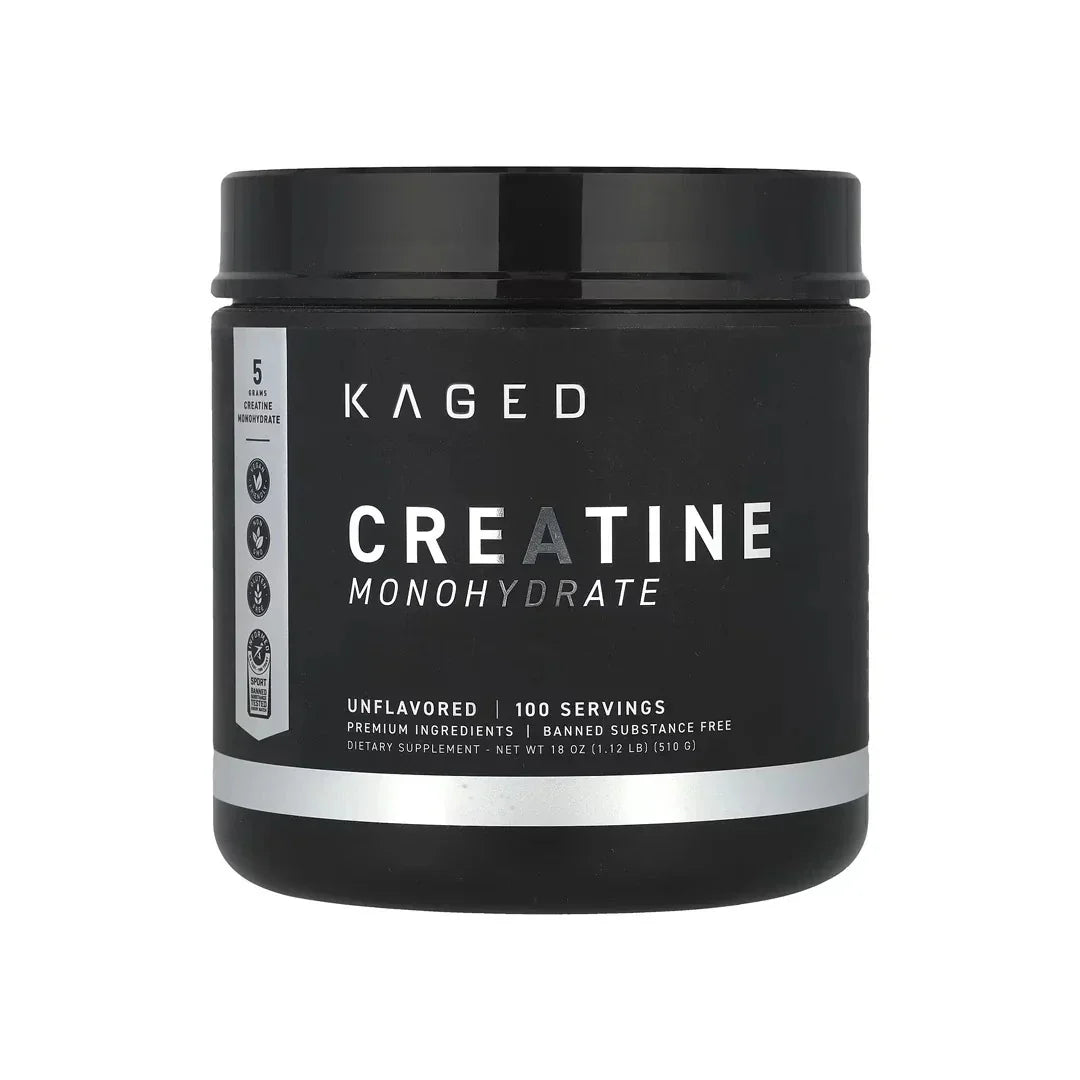 Kaged Creatine Monohydrate Unflavored 100 Servings