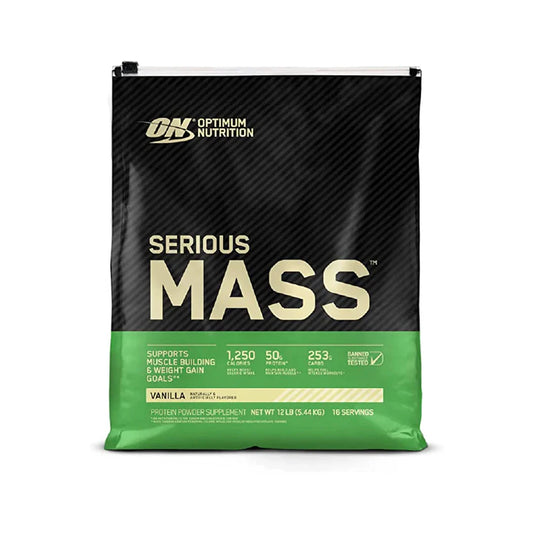 ON Serious Mass 12LB Vanilla | High-Calorie Mass Gainer